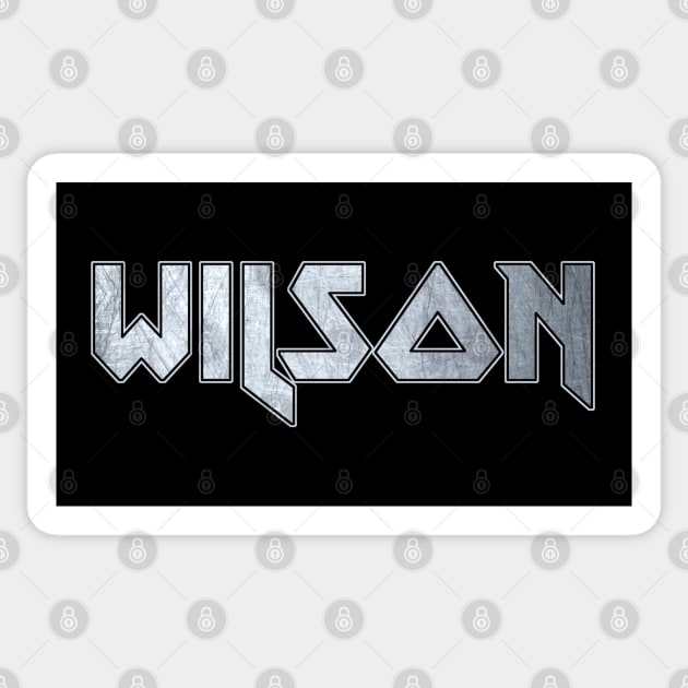 Heavy metal Wilson Sticker by KubikoBakhar